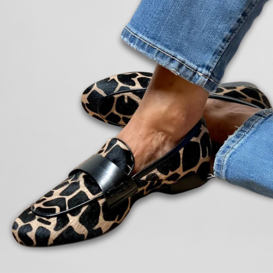 Riley | Animal Print Sneakers