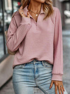 Emily | Women Spring Half Zip Sweater