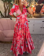 Coralina - Vibrant Floral Dress