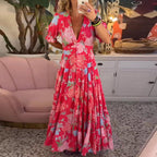 Coralina - Vibrant Floral Dress