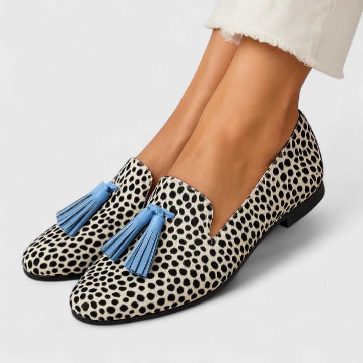 Riley | Fringe Slip-On Loafers