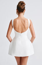 Amber | Women Wedding Guest Structured Mini Dress