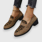 Riley | Leopard Print Sneakers