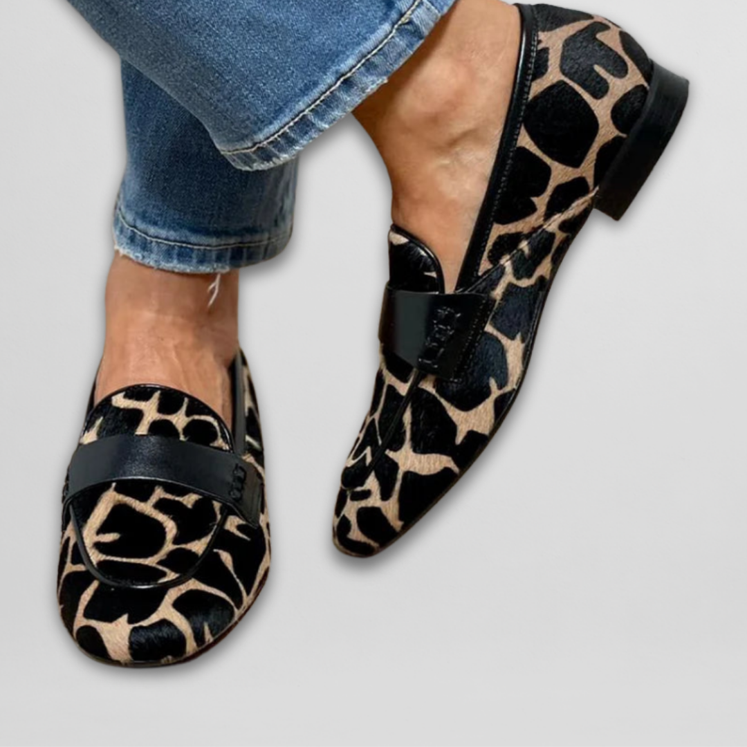 Riley | Animal Print Sneakers
