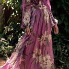 Abigail | Women’s Comfortable Floral V-Neck Maxi Dress