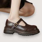 Riley | Leather Mary Jane Flats