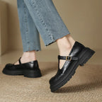 Riley | Leather Mary Jane Flats
