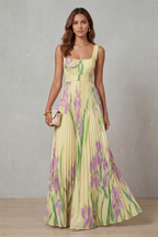 Vivienna – Pleated Maxi Dress