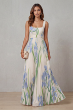 Vivienna – Pleated Maxi Dress