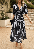 Lorenza – Elegant Spring Midi Dres