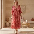 Lacey – Boho Printed Dress