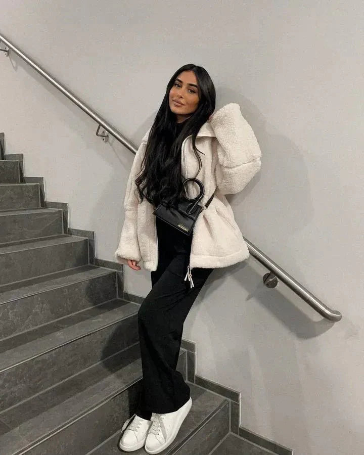 Liora – Oversized Teddy Jackets